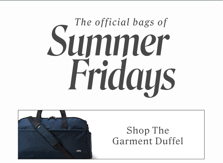 The Premium Garment Duffel 45L