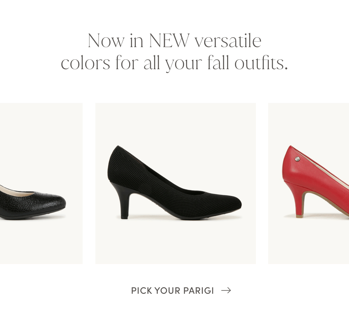 Now In New Versatile Colors For All Your Fall Outfits. | Pick Your Parigi