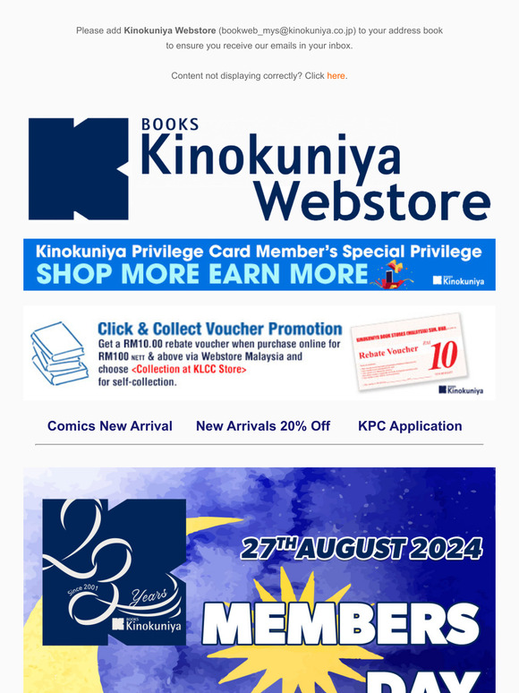 KPC Members Day SALE