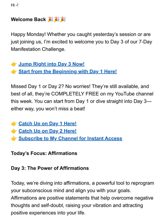 🌟 🔮 🎉: Manifestation Challenge: Day 3!