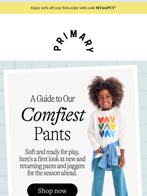 Primary: A Guide to Our Comfiest Pants 🤗 | Milled