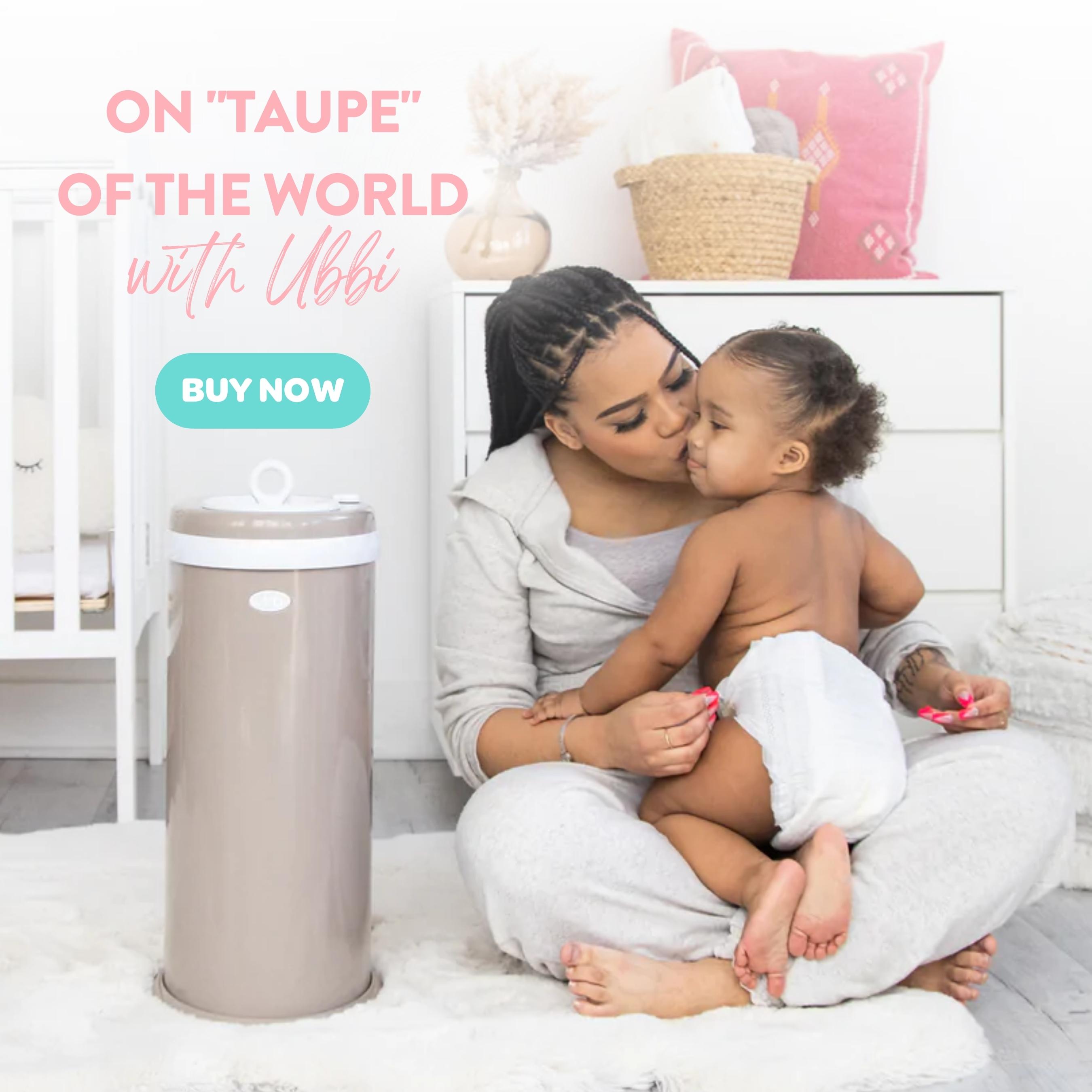 Ubbi Nappy Pail - Taupe