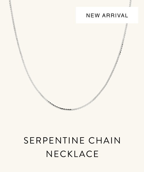 New Arrival. Serpentine Chain Necklace.