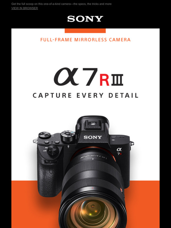 α7R III—an Award-Winning, Fast-Shooting, Game-Changing Camera