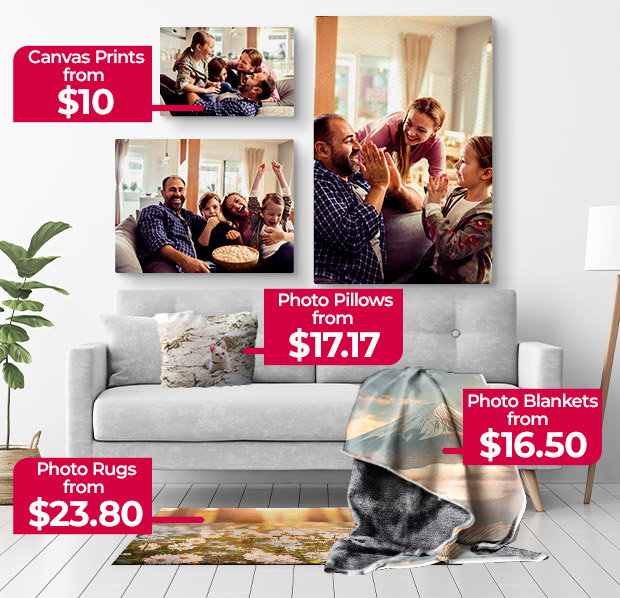 Revitalize your home with stunning Photo Products at unbeatable prices!