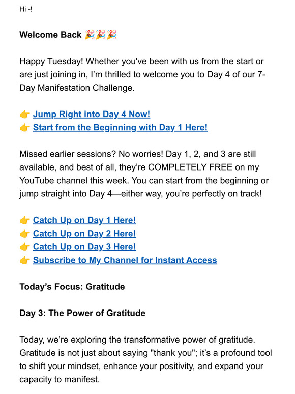🌟 🔮 🎉: Manifestation Challenge: Day 4!
