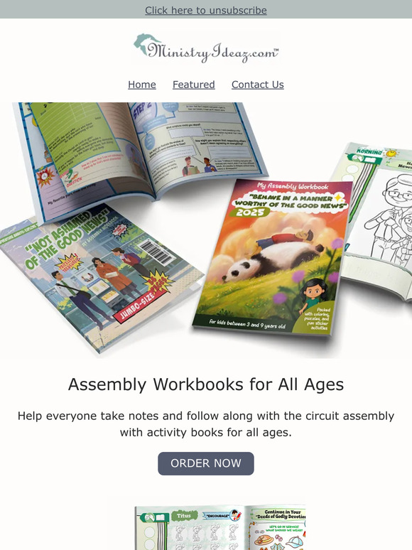 Find Fun Assembly Workbooks For The Kids