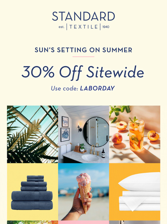 Let's Start the Long Weekend Now | 30% Off Everything!