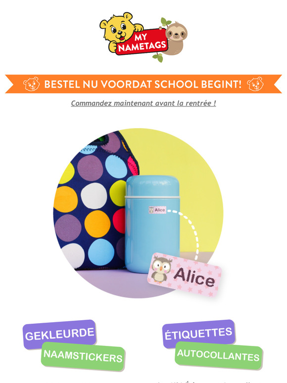 Heeft u uw labels nog niet besteld? | Vous n'avez pas encore commandé vos étiquettes ? 📬