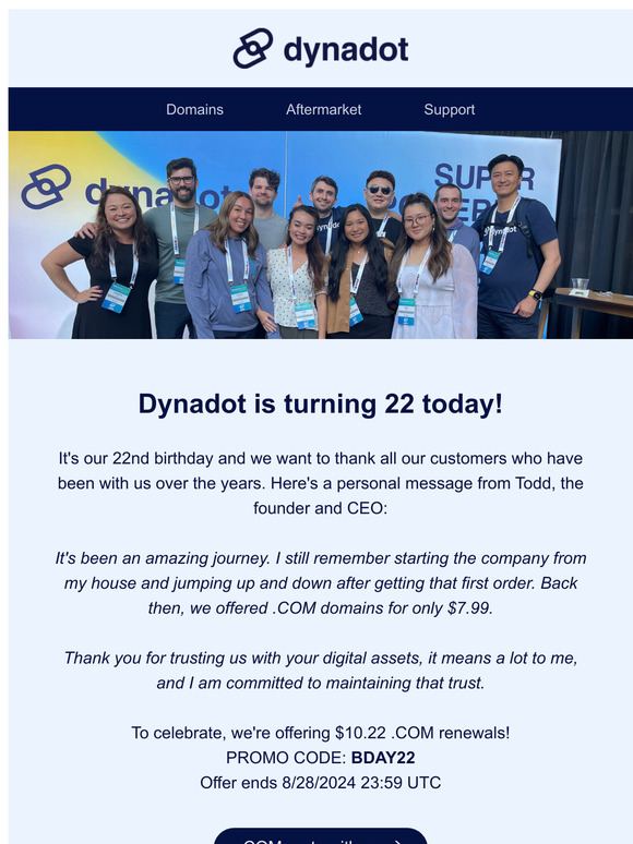 It’s Dynadot’s Birthday! 🎉🎉