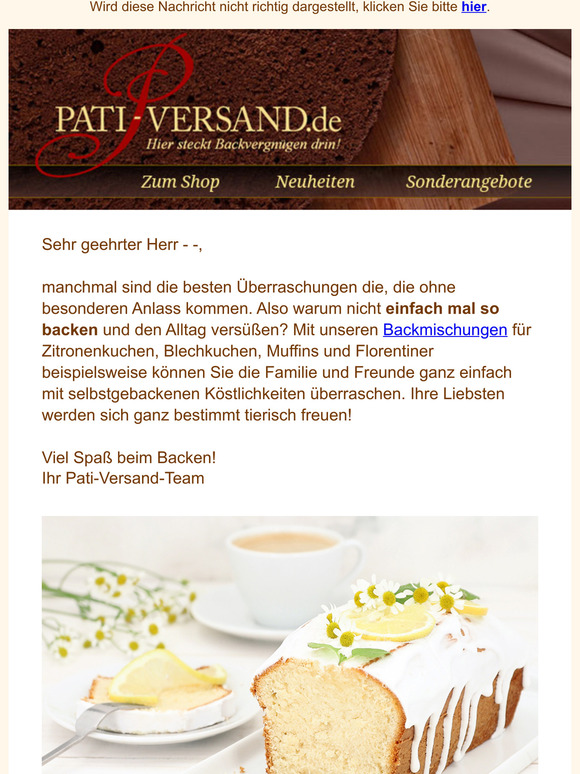 Einfach mal so: Backen und Freude schenken! 🍰