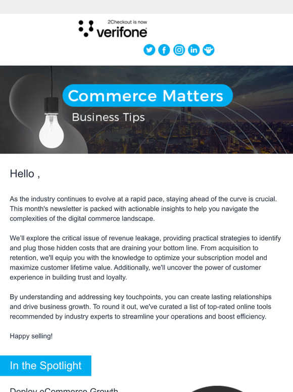Your Commerce Matters Newsletter is Here – August Edition