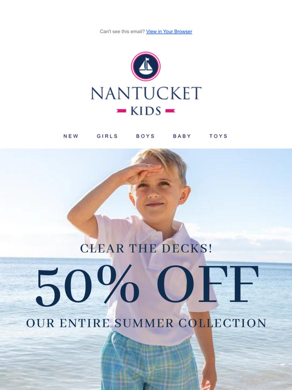 CLEAR THE DECKS...50% OFF!