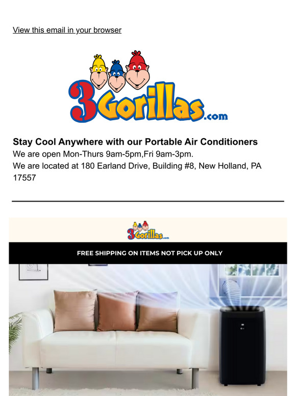 Stay Cool Anywhere with our Portable Air Conditioners