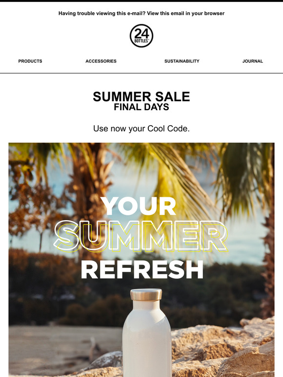 🔴 Final Days Summer Sale 🏖️
