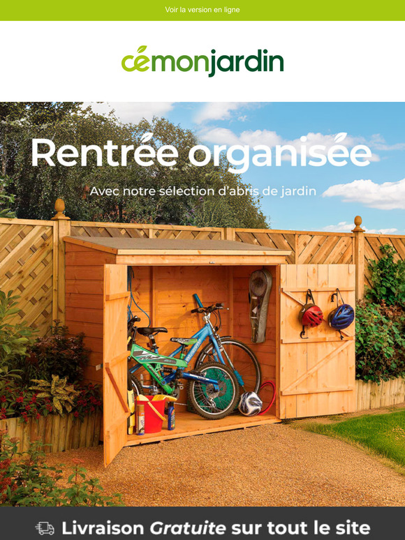 Équipez votre jardin pour une rentrée organisée