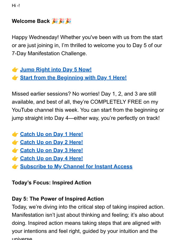 🌟 🔮 🎉: Manifestation Challenge: Day 5!