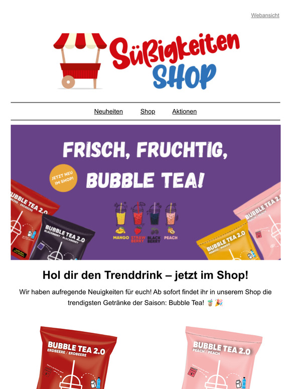 Erfrischend neu: Bubble Tea!🧋