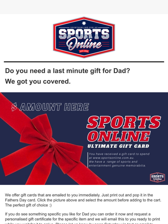 Need a last minute 🎁 for Dad?