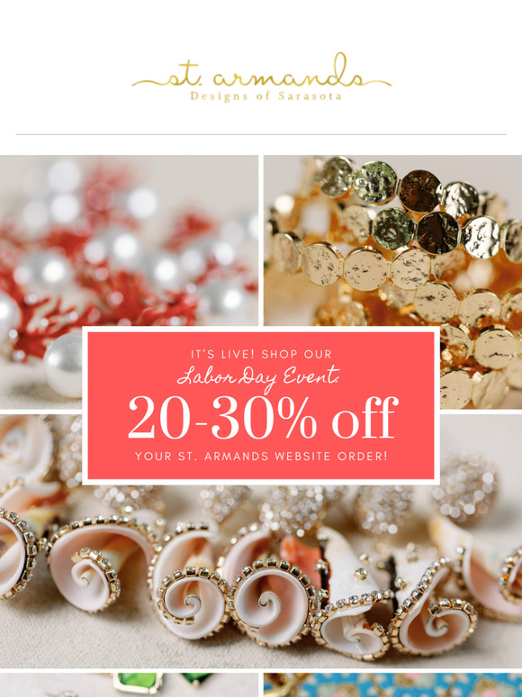 Starts Now: Shop 20-30% off during our Labor Day Sale