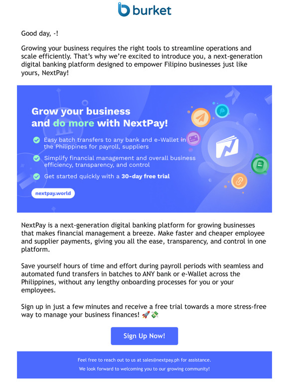 Grow your Business with NextPay