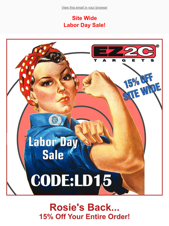 Labor Day Sale Starts RIGHT NOW