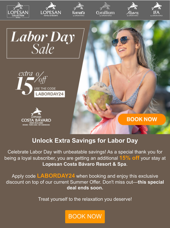 👏 Treat yourself this Labor Day 🇺🇸