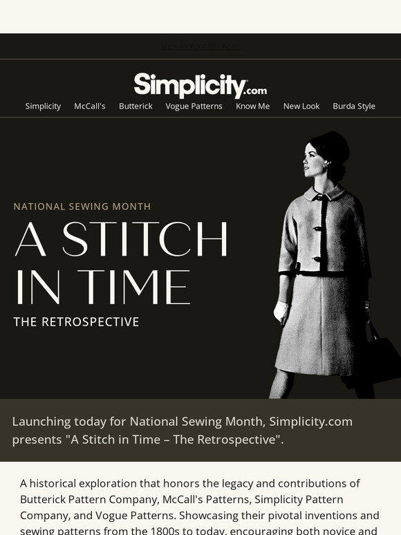 Simplicity Founder Simplicity Patterns: Curious About the History of Sewing Patterns? | Milled