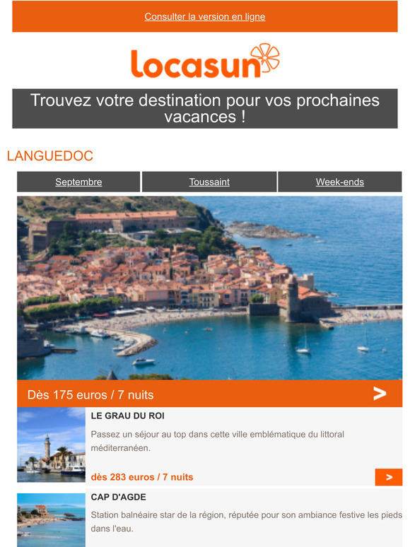 Côte d'Azur, Aquitaine, Bretagne… Vous partez quand ?