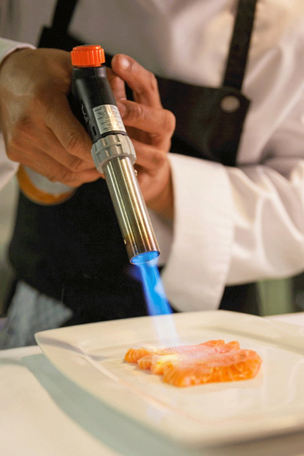 Chef plating
