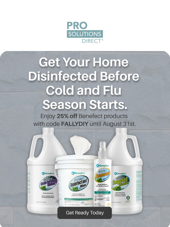 Prepare for cold and flu season