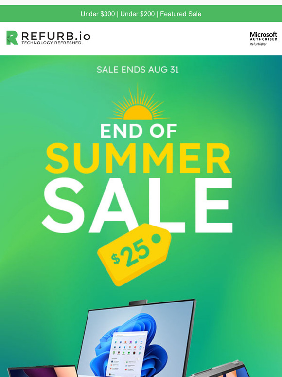 Enjoy $25 OFF – Sale Ends Saturday! ⏳ 🌞