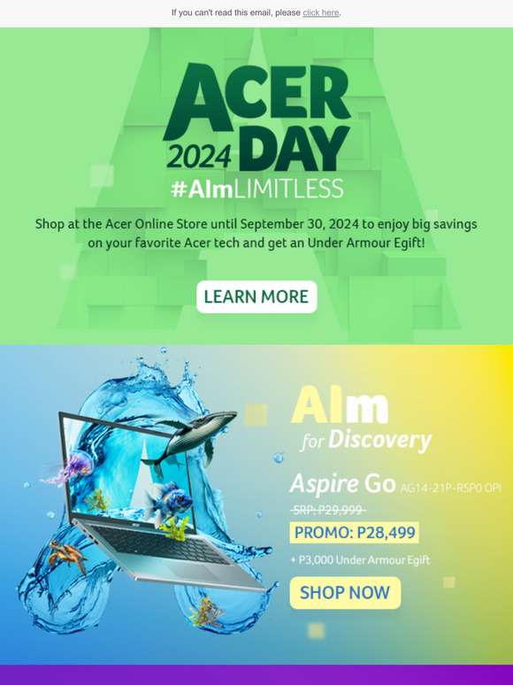 Acer Day 2024 gifts you wouldn't want to miss!