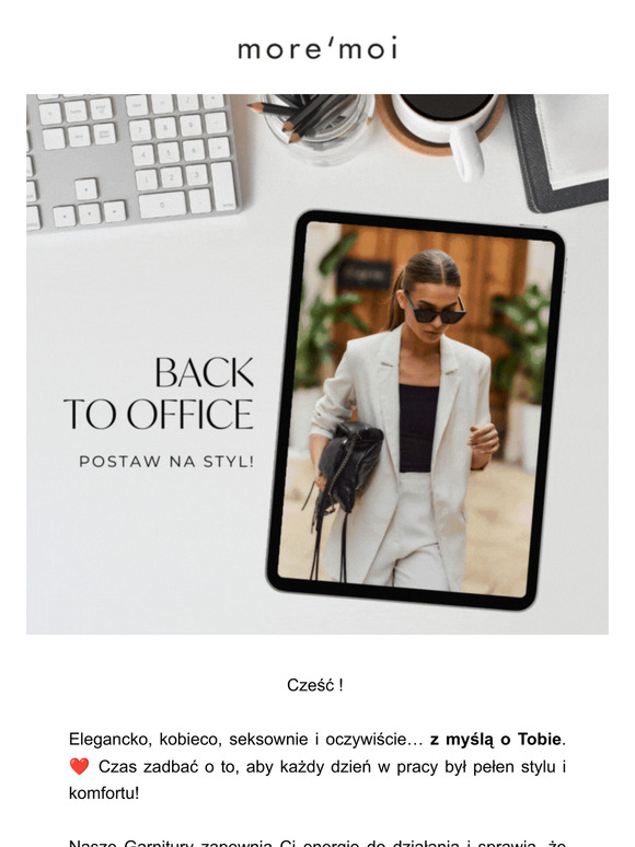BACK TO OFFICE 💼✨ Stylowe Garnitury na każdy dzień!