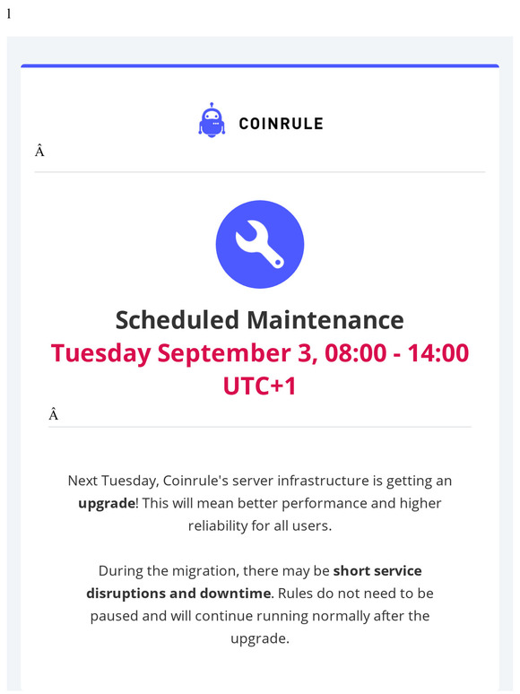 Scheduled Platform Maintenance - September 3rd