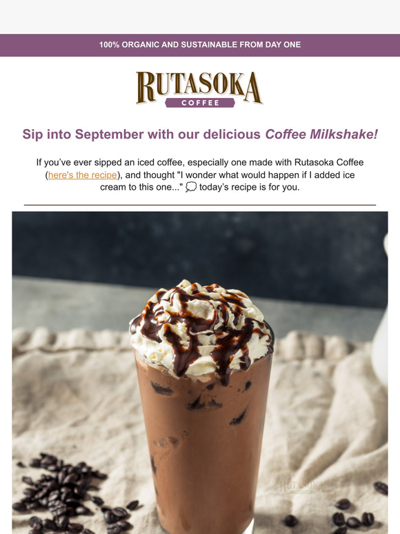 Welcome September With A Rutasoka Coffee Milkshake!🧋☕