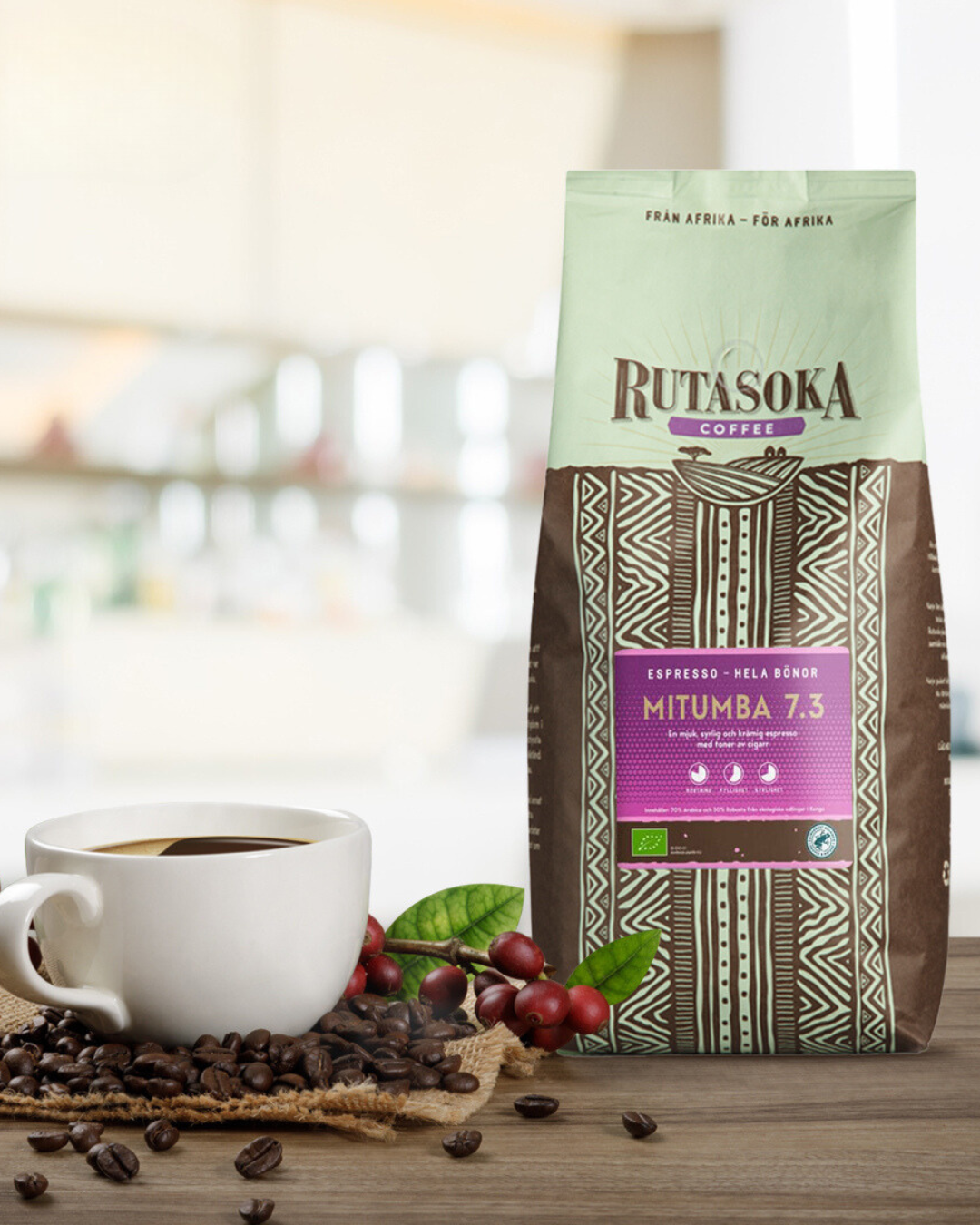 Image of Okapi Organic Roast Coffee Bag - 1kg