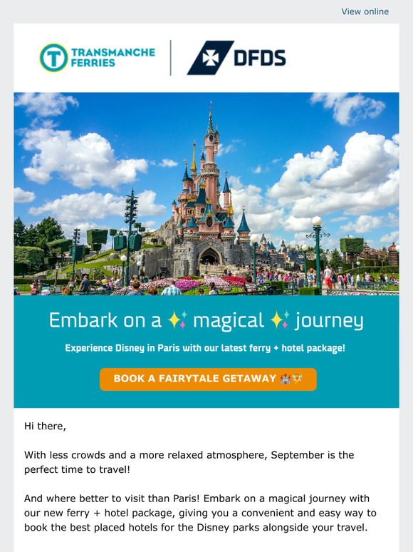 Plan the perfect Disney trip with DFDS 🏰