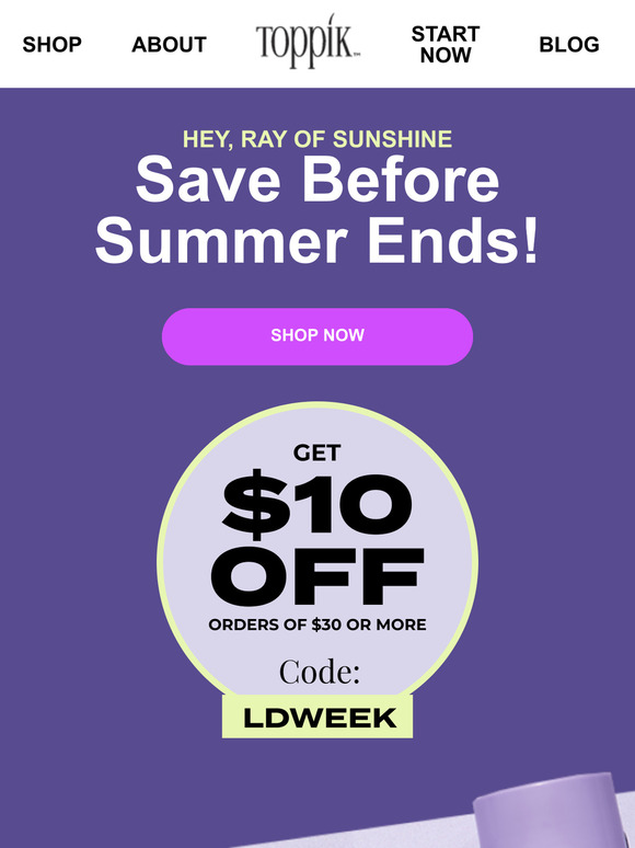 Labor Day Beauty Boost: $10 Off Toppik Orders! ✨