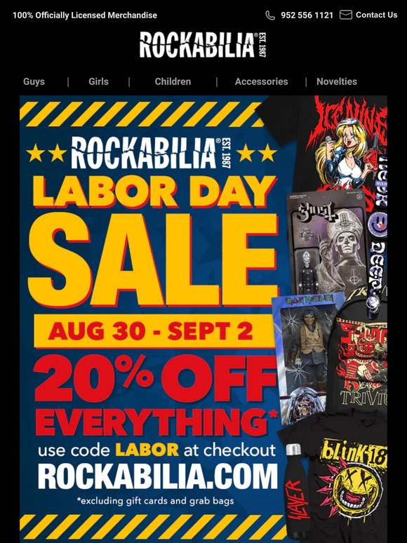 Our Labor Day SALE Is Back! 20% Off Starts Now 💪⚒️💪