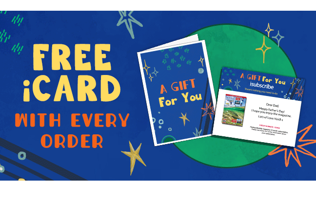 Spoil Dad with a regular dose of what he loves... subscribe now & receive a FREE iCard with every order!