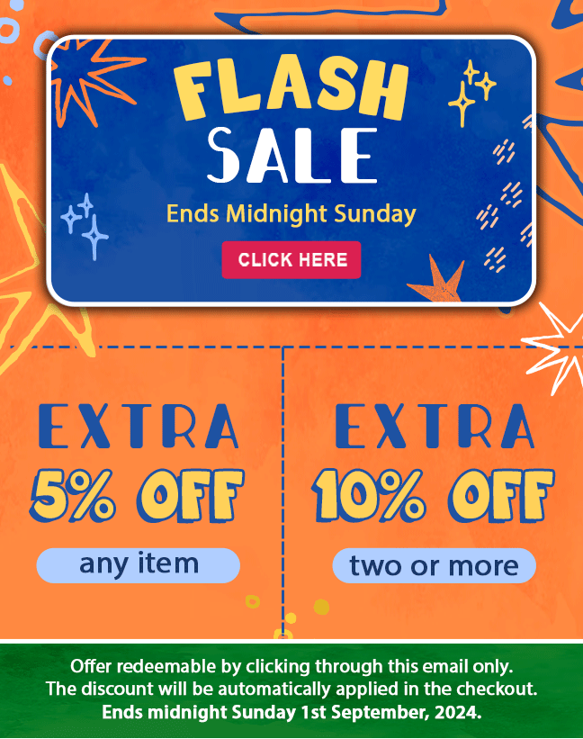 Flash Sale, up to an extra 10% off sitewide