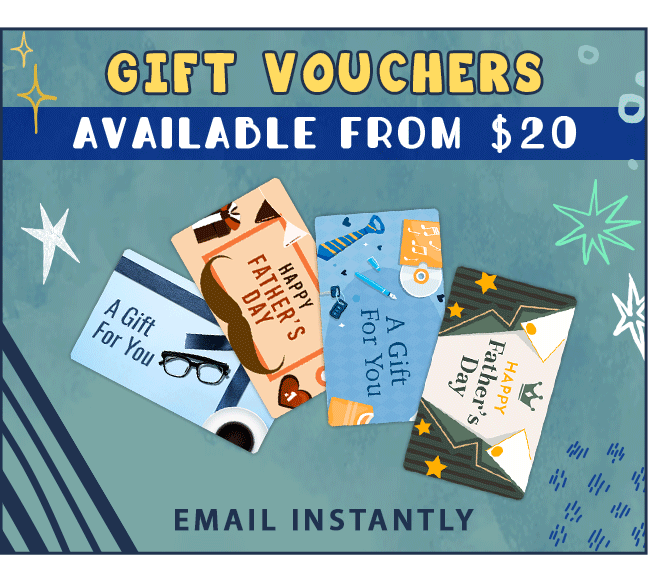 Not sure what mag? Give Dad some 'me time' with a gift card from $20