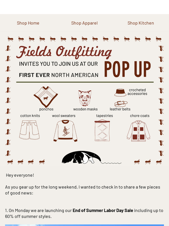 A Few Big Updates from Fields Outfitting