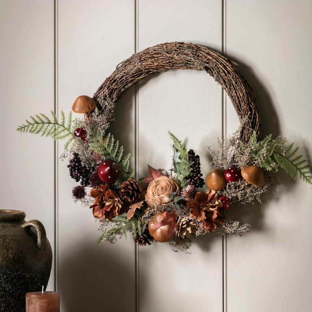 Image of Half Flow Rust Wreath