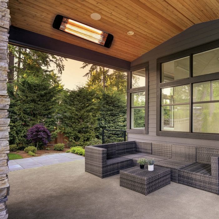 Image of 1.2kW Aurora Remote Controllable Wi-Fi Infrared Pergola Heater