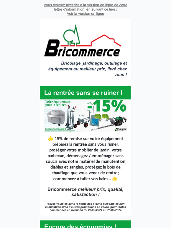 Votre équipement pour la rentrée en promotion à -15%, découvrez nos remises quantitatives !