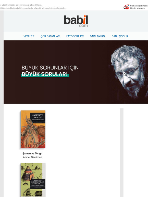 Büyük Sorunlar için Büyük Sorular!