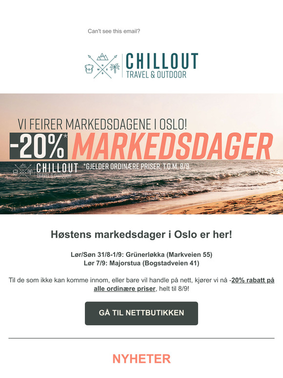 Markedsdager på nett!