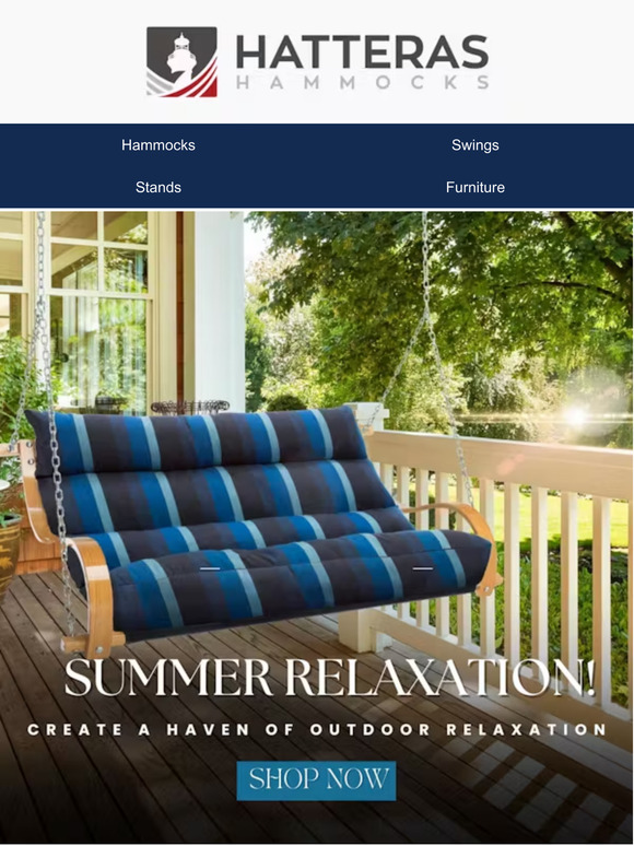 Enjoy Summer Relaxation with Hatteras Hammocks! ☀️